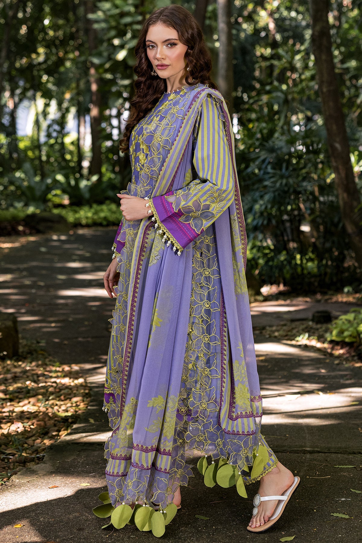 Charizma | Naranji Lawn | CN5-02 -  Charizma Ladies Clothes - Original Designer Dress - House of Maryam