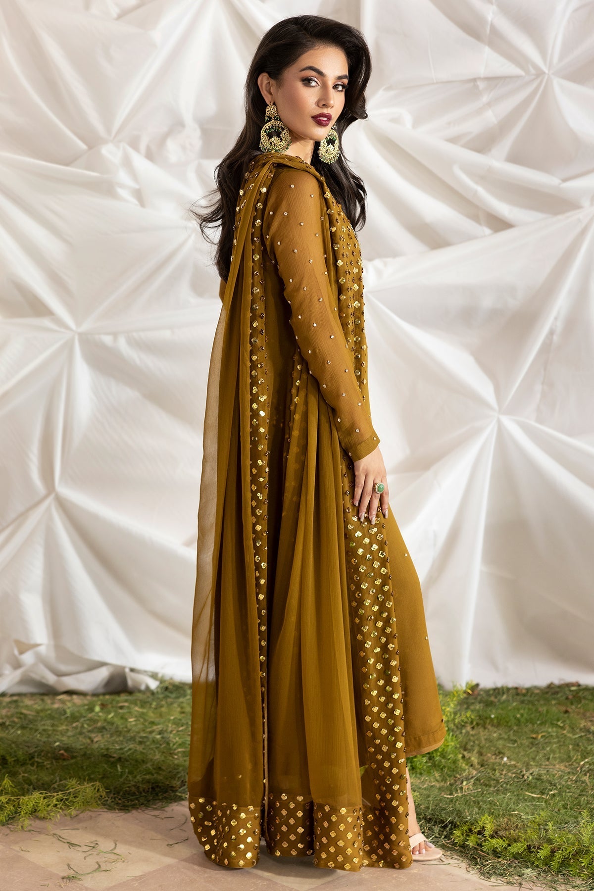 Charizma | Fumee Luxury Chiffon | CMA-5-046A -  Charizma Ladies Clothes - Original Designer Dress - House of Maryam