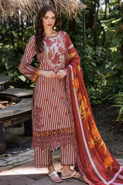 Charizma | Naranji Lawn | CN5-04 -  Charizma Ladies Clothes - Original Designer Dress - House of Maryam