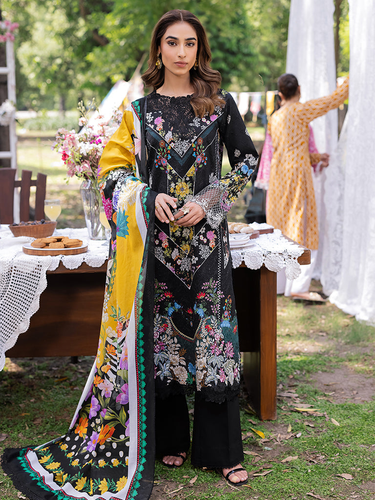 Rajbari | Schiffli Printkari Exclusive | Schiffli Printkari - 10 -  Rajbari Ladies Clothes - Original Designer Dress - House of Maryam
