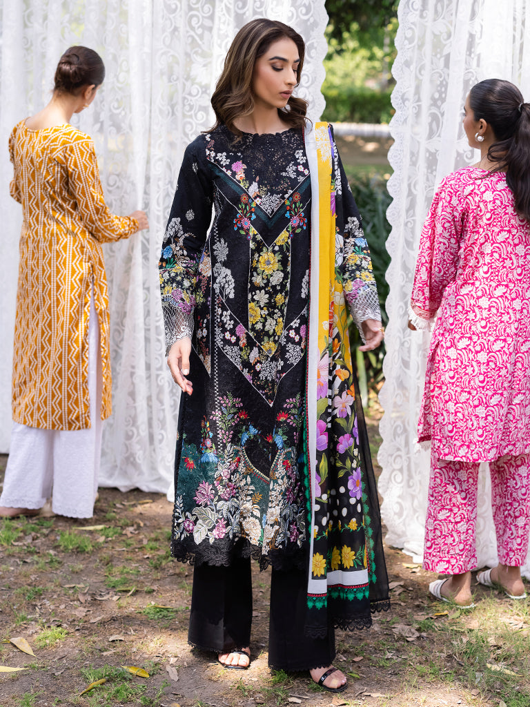 Rajbari | Schiffli Printkari Exclusive | Schiffli Printkari - 10 -  Rajbari Ladies Clothes - Original Designer Dress - House of Maryam