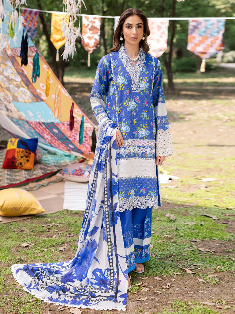 Rajbari | Schiffli Printkari Exclusive | Schiffli Printkari - 06 -  Rajbari Ladies Clothes - Original Designer Dress - House of Maryam