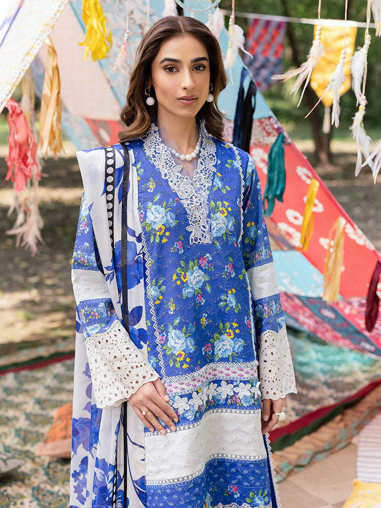 Rajbari | Schiffli Printkari Exclusive | Schiffli Printkari - 06 -  Rajbari Ladies Clothes - Original Designer Dress - House of Maryam