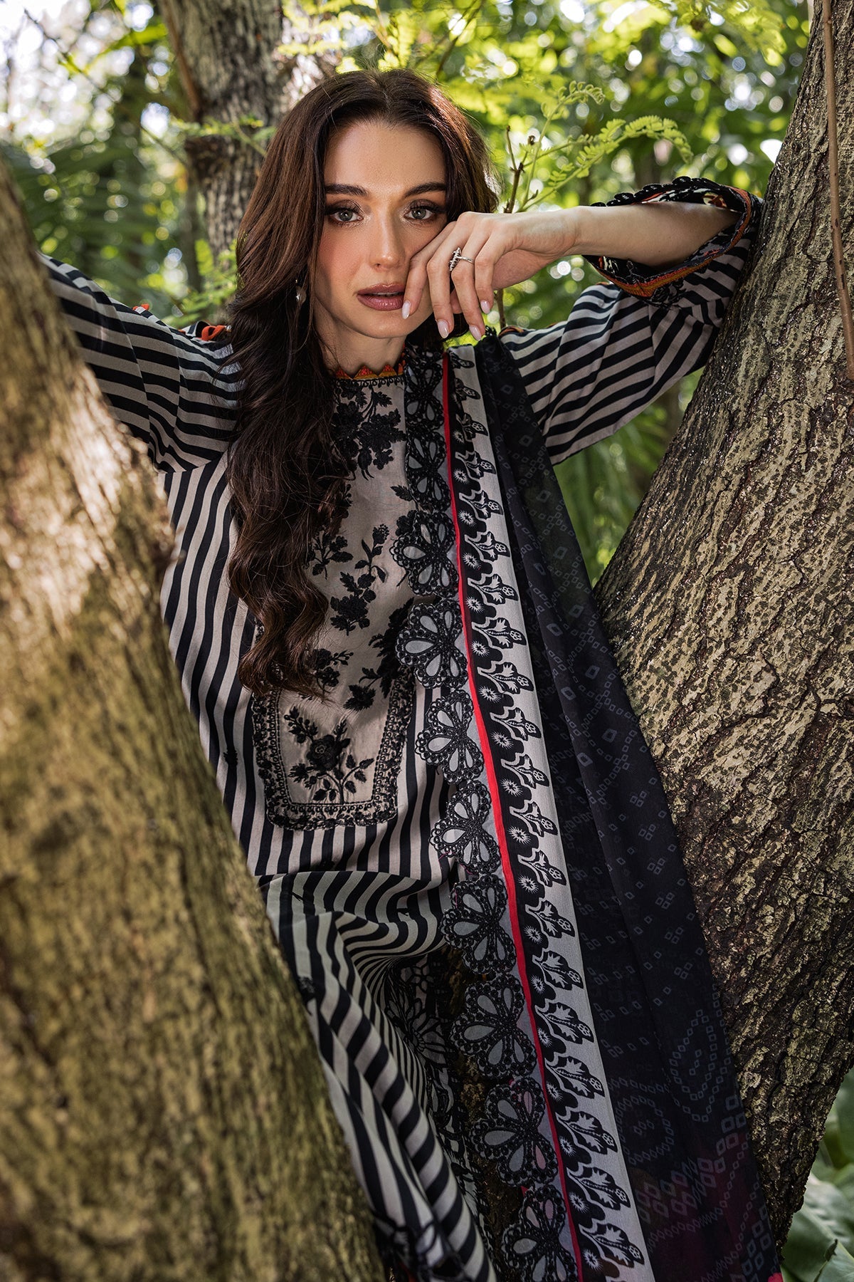 Charizma | Naranji Lawn | CN5-03 -  Charizma Ladies Clothes - Original Designer Dress - House of Maryam