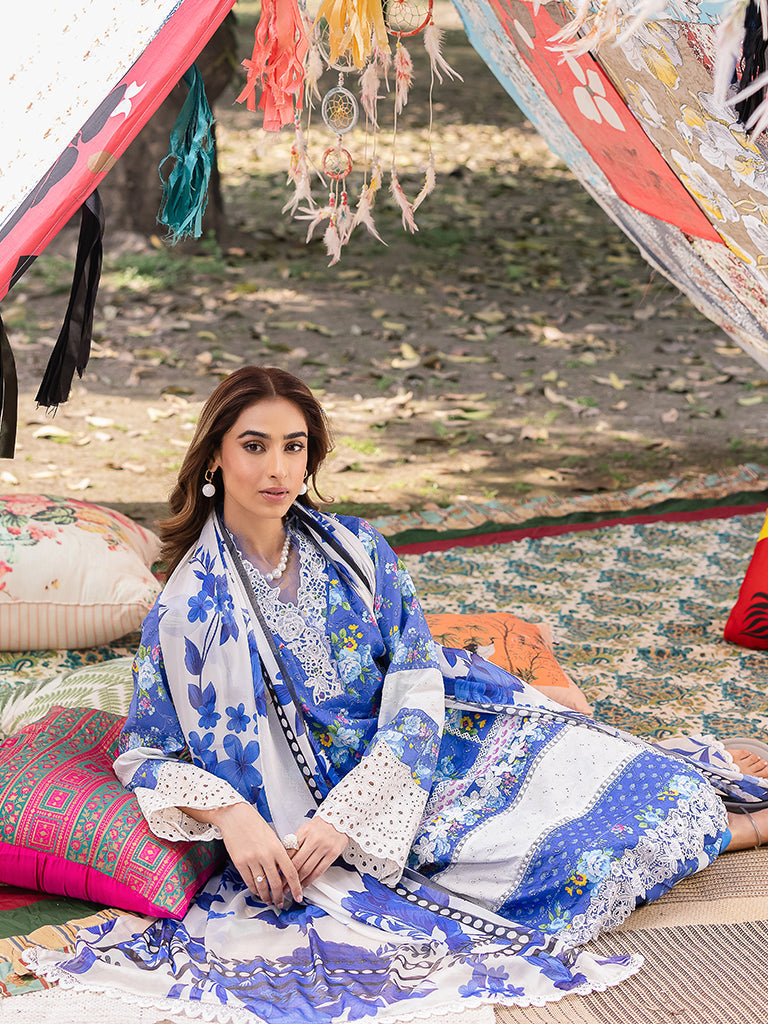 Rajbari | Schiffli Printkari Exclusive | Schiffli Printkari - 06 -  Rajbari Ladies Clothes - Original Designer Dress - House of Maryam