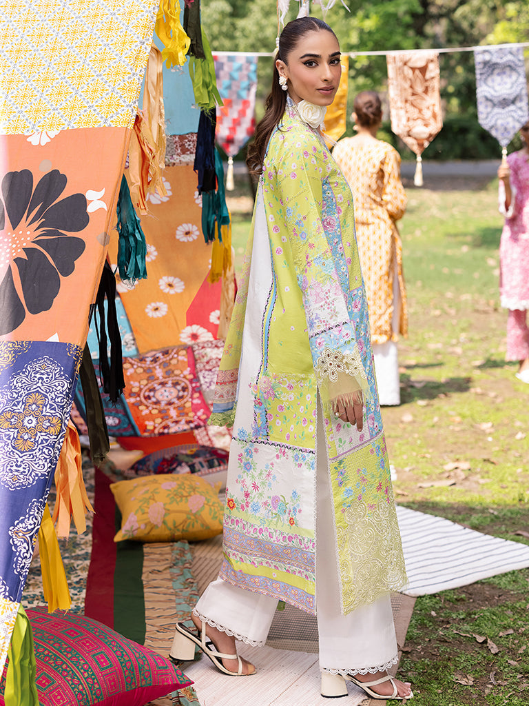 Rajbari | Schiffli Printkari Exclusive | Schiffli Printkari - 09 -  Rajbari Ladies Clothes - Original Designer Dress - House of Maryam