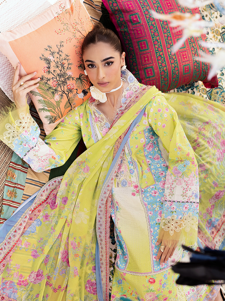 Rajbari | Schiffli Printkari Exclusive | Schiffli Printkari - 09 -  Rajbari Ladies Clothes - Original Designer Dress - House of Maryam