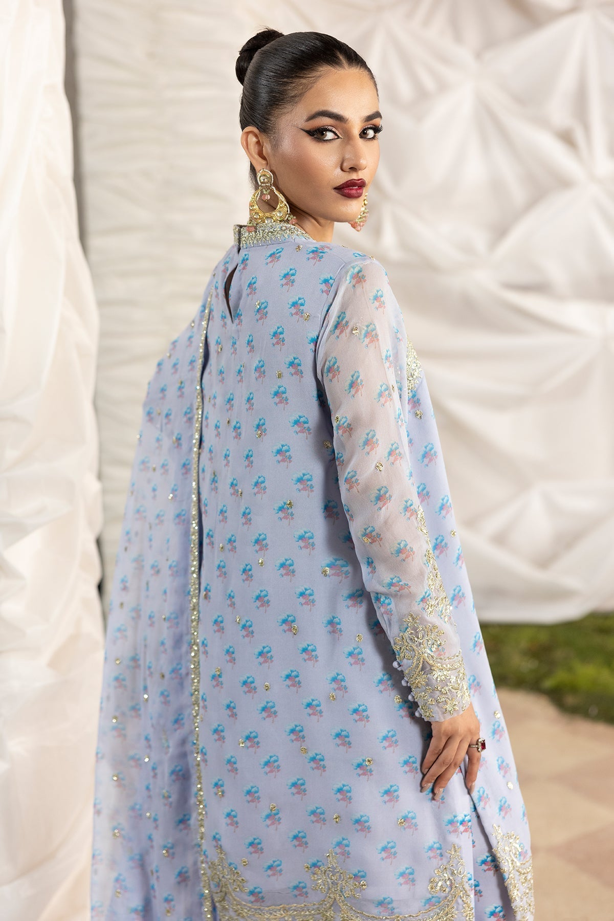 Charizma | Fumee Luxury Chiffon | CMA-5-119A -  Charizma Ladies Clothes - Original Designer Dress - House of Maryam