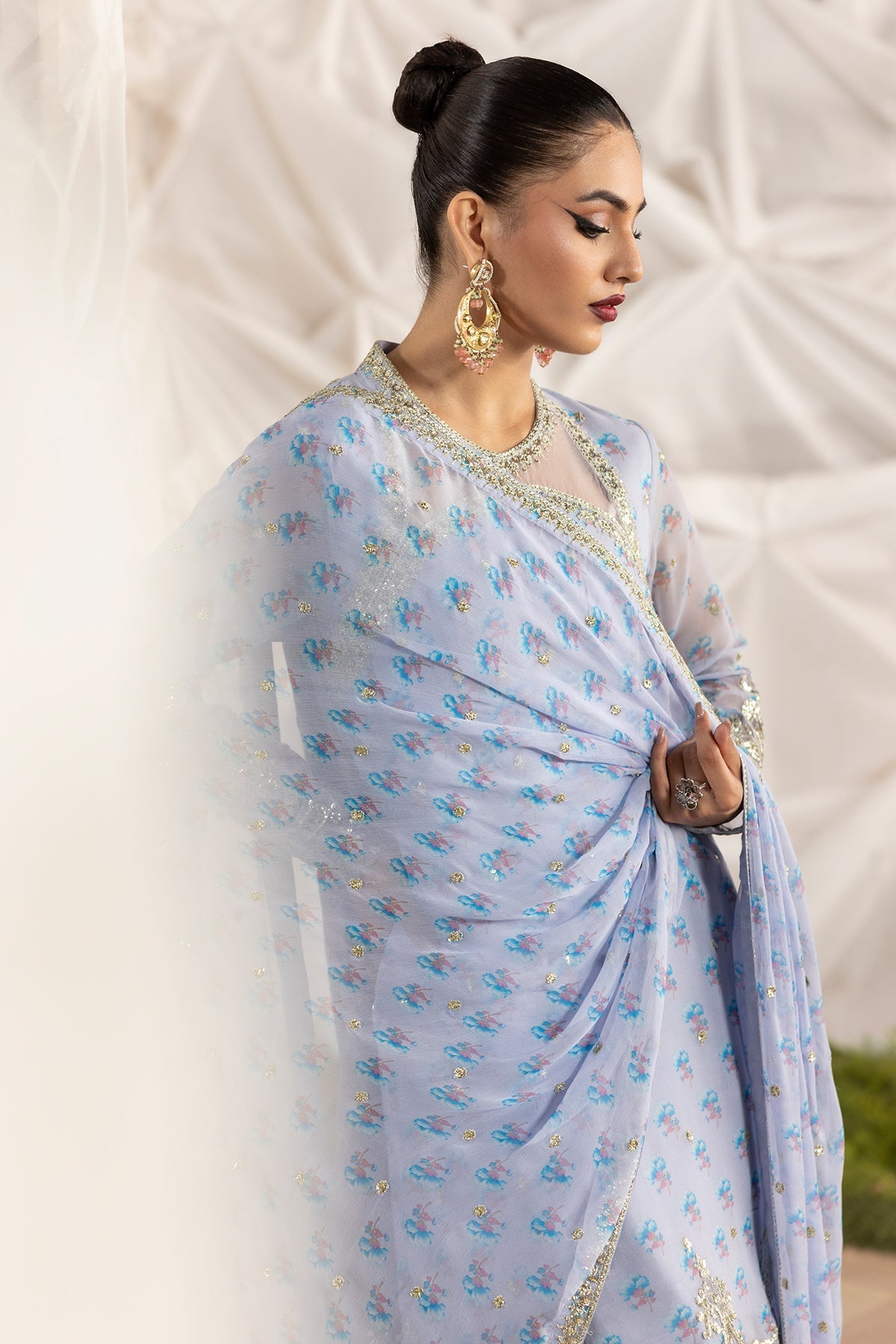 Charizma | Fumee Luxury Chiffon | CMA-5-119A -  Charizma Ladies Clothes - Original Designer Dress - House of Maryam
