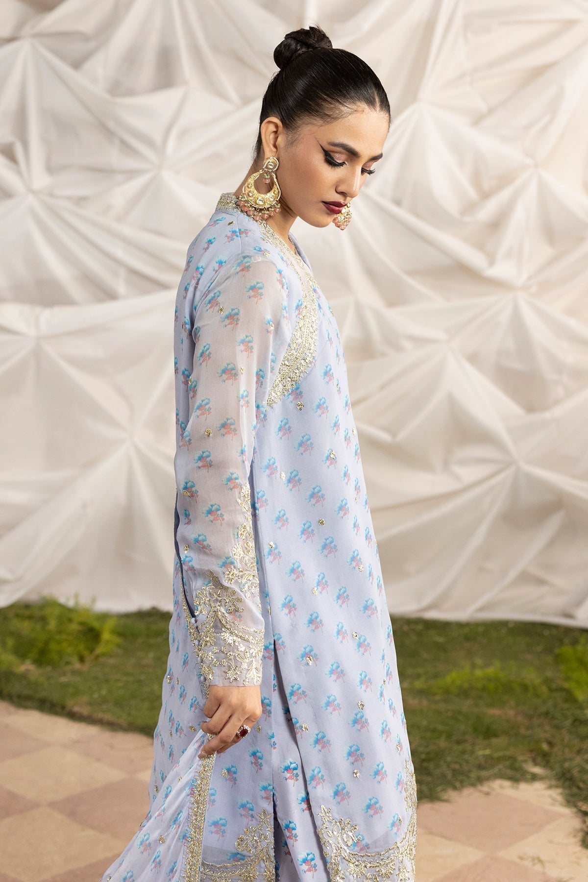 Charizma | Fumee Luxury Chiffon | CMA-5-119A -  Charizma Ladies Clothes - Original Designer Dress - House of Maryam