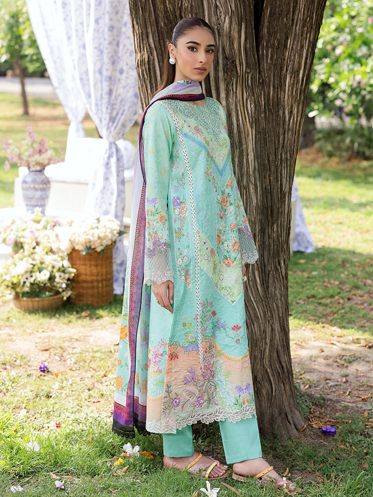 Rajbari | Schiffli Printkari Exclusive | Schiffli Printkari - 05 -  Rajbari Ladies Clothes - Original Designer Dress - House of Maryam