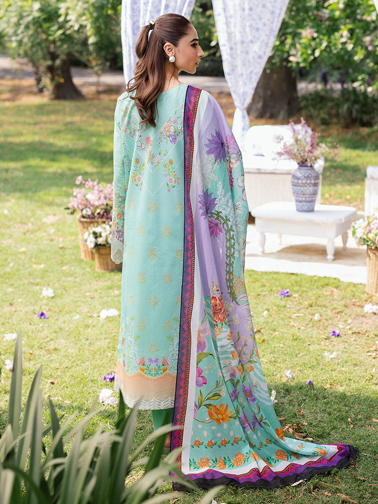 Rajbari | Schiffli Printkari Exclusive | Schiffli Printkari - 05 -  Rajbari Ladies Clothes - Original Designer Dress - House of Maryam