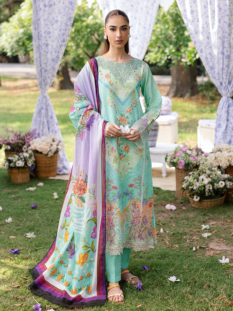Rajbari | Schiffli Printkari Exclusive | Schiffli Printkari - 05 -  Rajbari Ladies Clothes - Original Designer Dress - House of Maryam