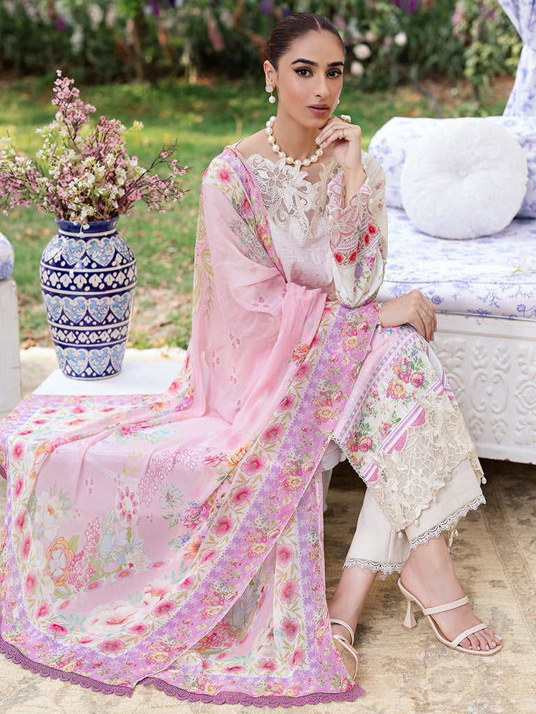 Rajbari | Schiffli Printkari Exclusive | Schiffli Printkari - 07 -  Rajbari Ladies Clothes - Original Designer Dress - House of Maryam
