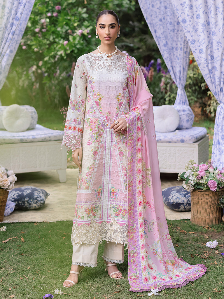 Rajbari | Schiffli Printkari Exclusive | Schiffli Printkari - 07 -  Rajbari Ladies Clothes - Original Designer Dress - House of Maryam