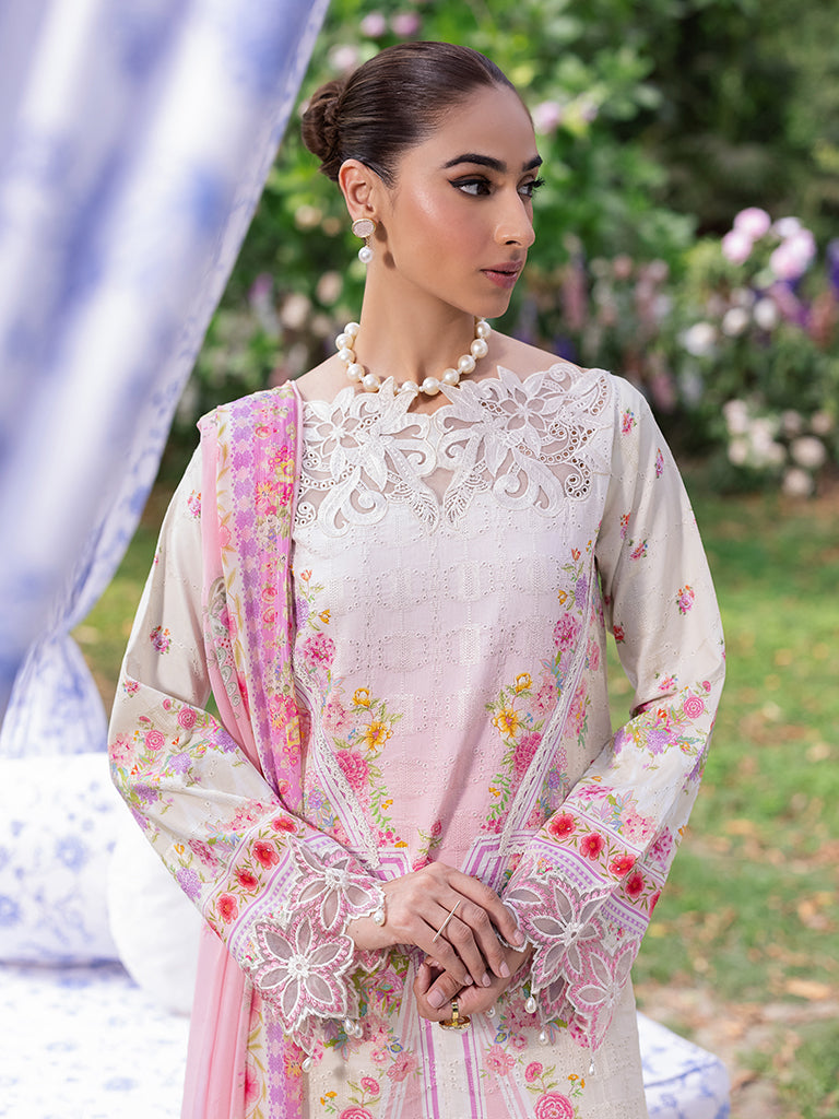 Rajbari | Schiffli Printkari Exclusive | Schiffli Printkari - 07 -  Rajbari Ladies Clothes - Original Designer Dress - House of Maryam