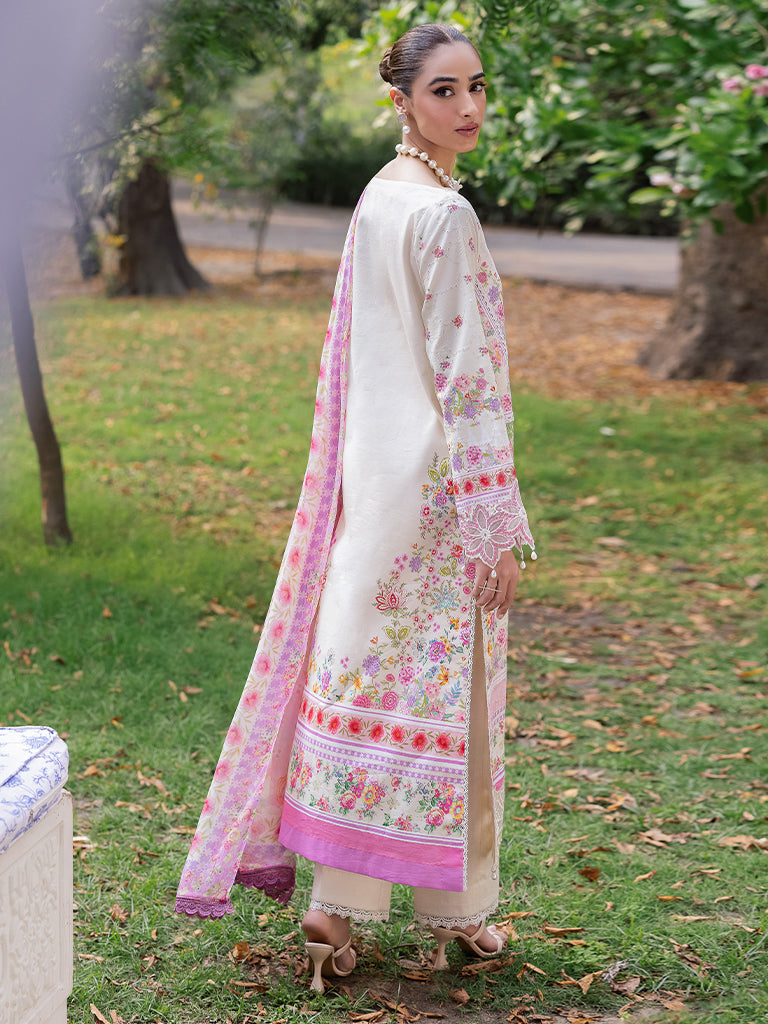 Rajbari | Schiffli Printkari Exclusive | Schiffli Printkari - 07 -  Rajbari Ladies Clothes - Original Designer Dress - House of Maryam