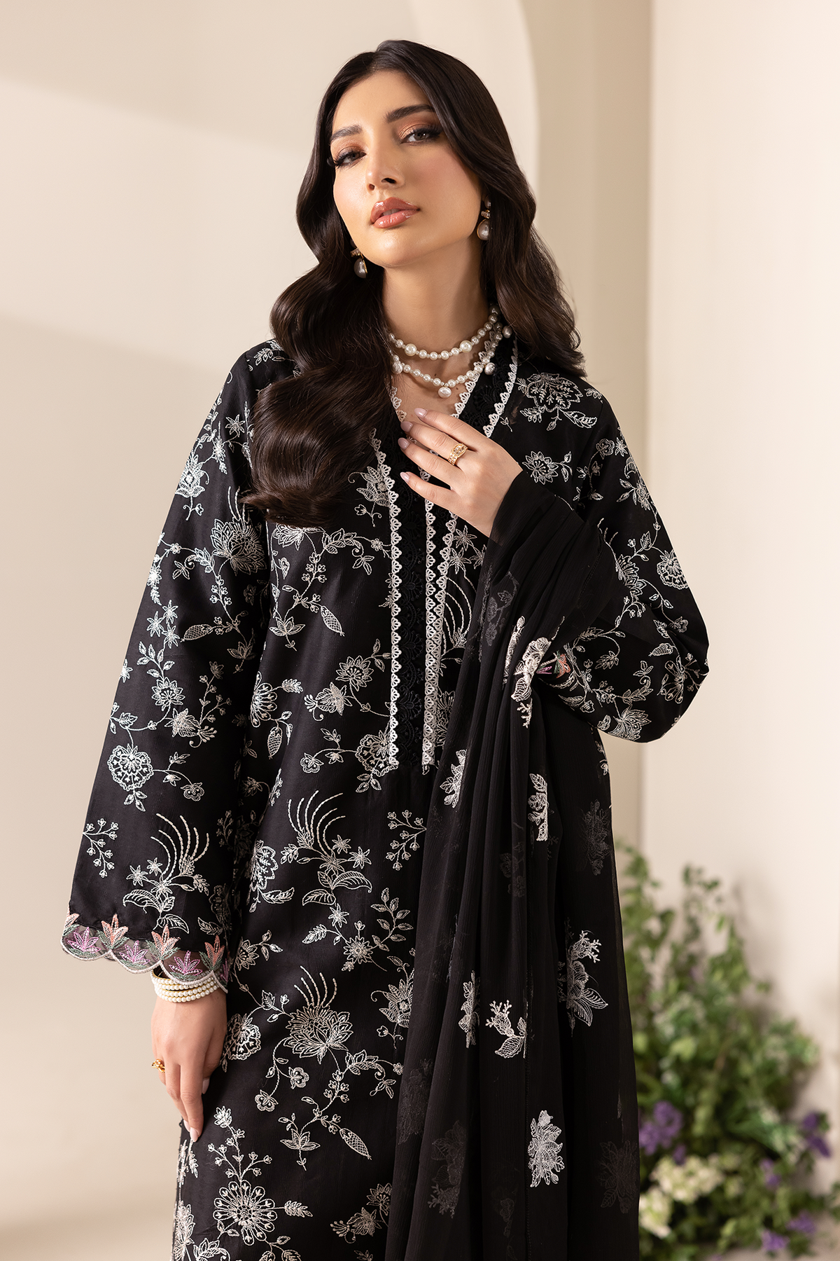Rajbari | Premium Edition | Embroidered Chiffon Dopatta 10-6
