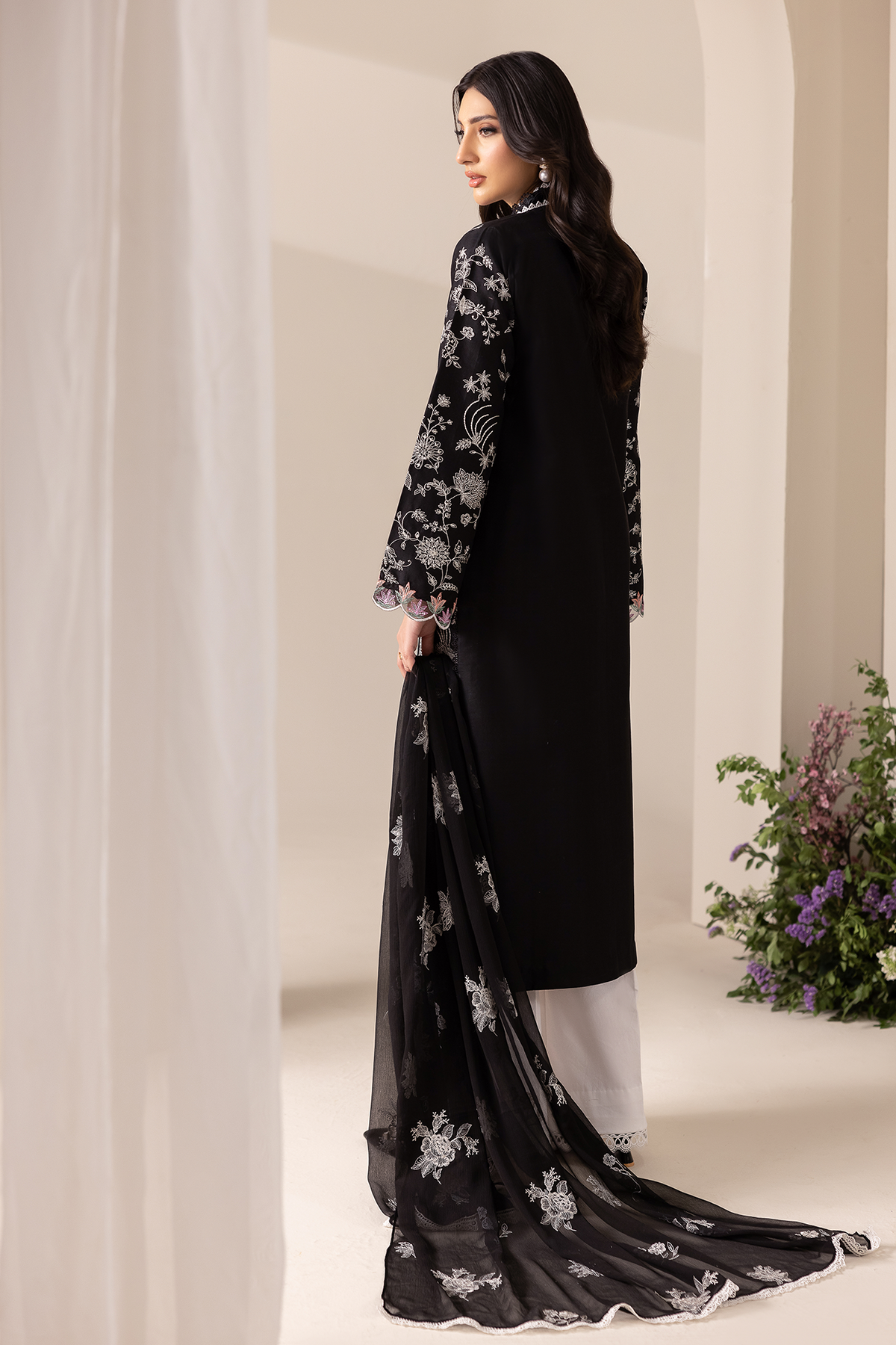 Rajbari | Premium Edition | Embroidered Chiffon Dopatta 10-2