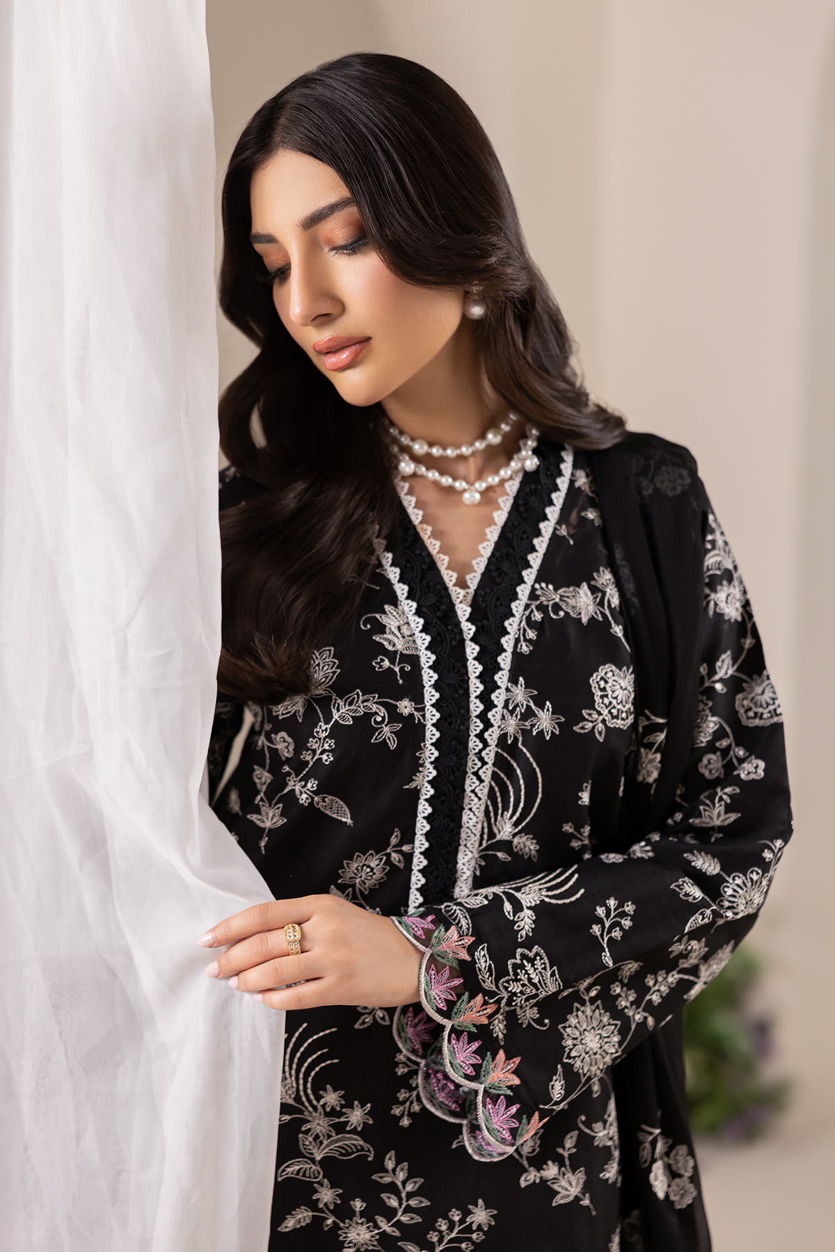 Rajbari | Premium Edition | Embroidered Chiffon Dopatta 10-5