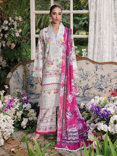 Rajbari | Schiffli Printkari Exclusive | Schiffli Printkari - 02 -  Rajbari Ladies Clothes - Original Designer Dress - House of Maryam
