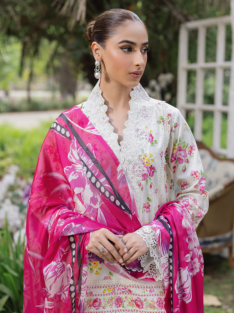 Rajbari | Schiffli Printkari Exclusive | Schiffli Printkari - 02 -  Rajbari Ladies Clothes - Original Designer Dress - House of Maryam