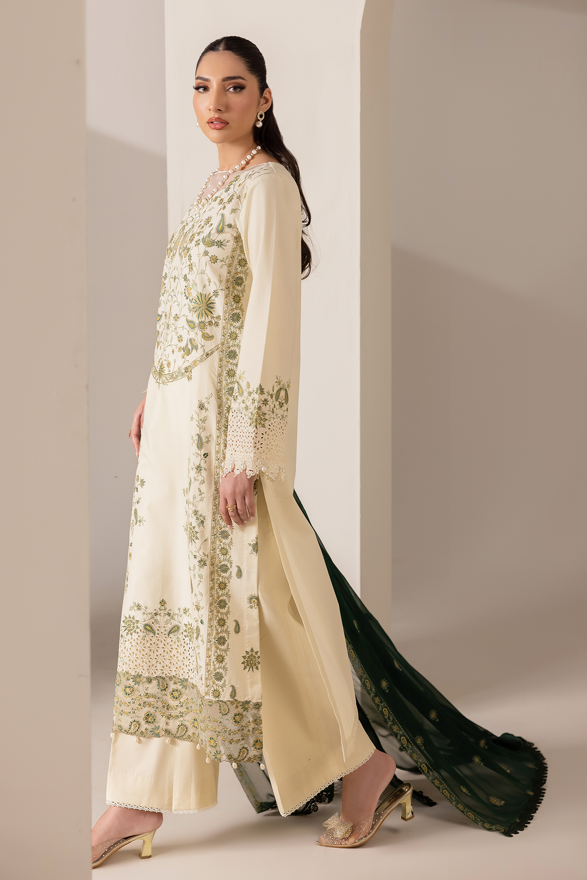 Rajbari | Premium Edition | Embroidered Chiffon Dopatta 05-2