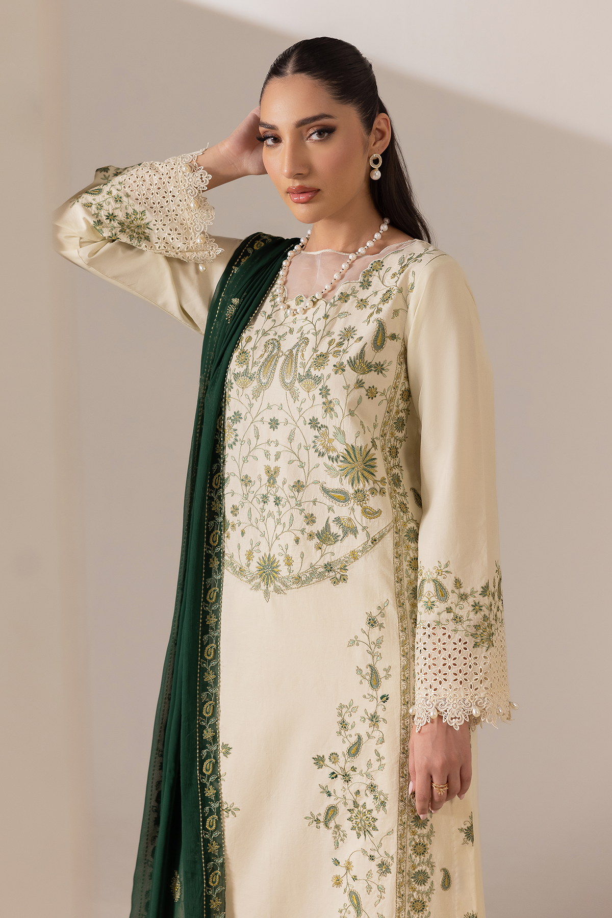 Rajbari | Premium Edition | Embroidered Chiffon Dopatta 05-3