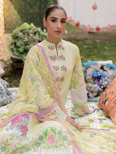 Rajbari | Schiffli Printkari Exclusive | Schiffli Printkari - 11 -  Rajbari Ladies Clothes - Original Designer Dress - House of Maryam