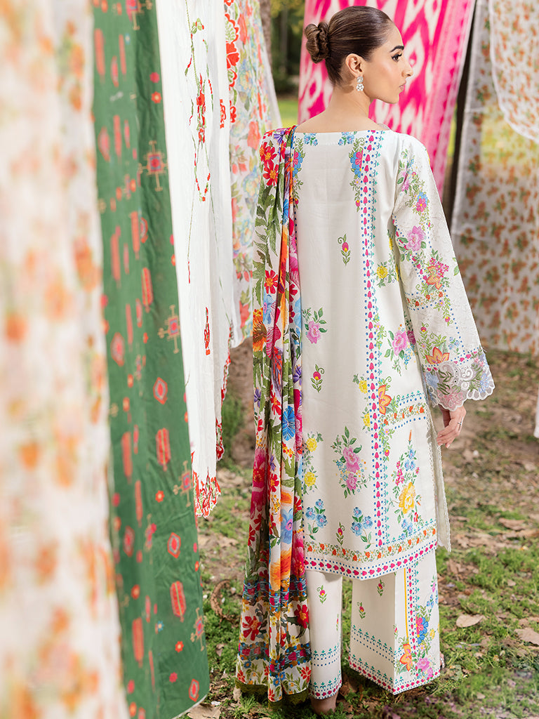 Rajbari | Schiffli Printkari Exclusive | Schiffli Printkari - 08 -  Rajbari Ladies Clothes - Original Designer Dress - House of Maryam