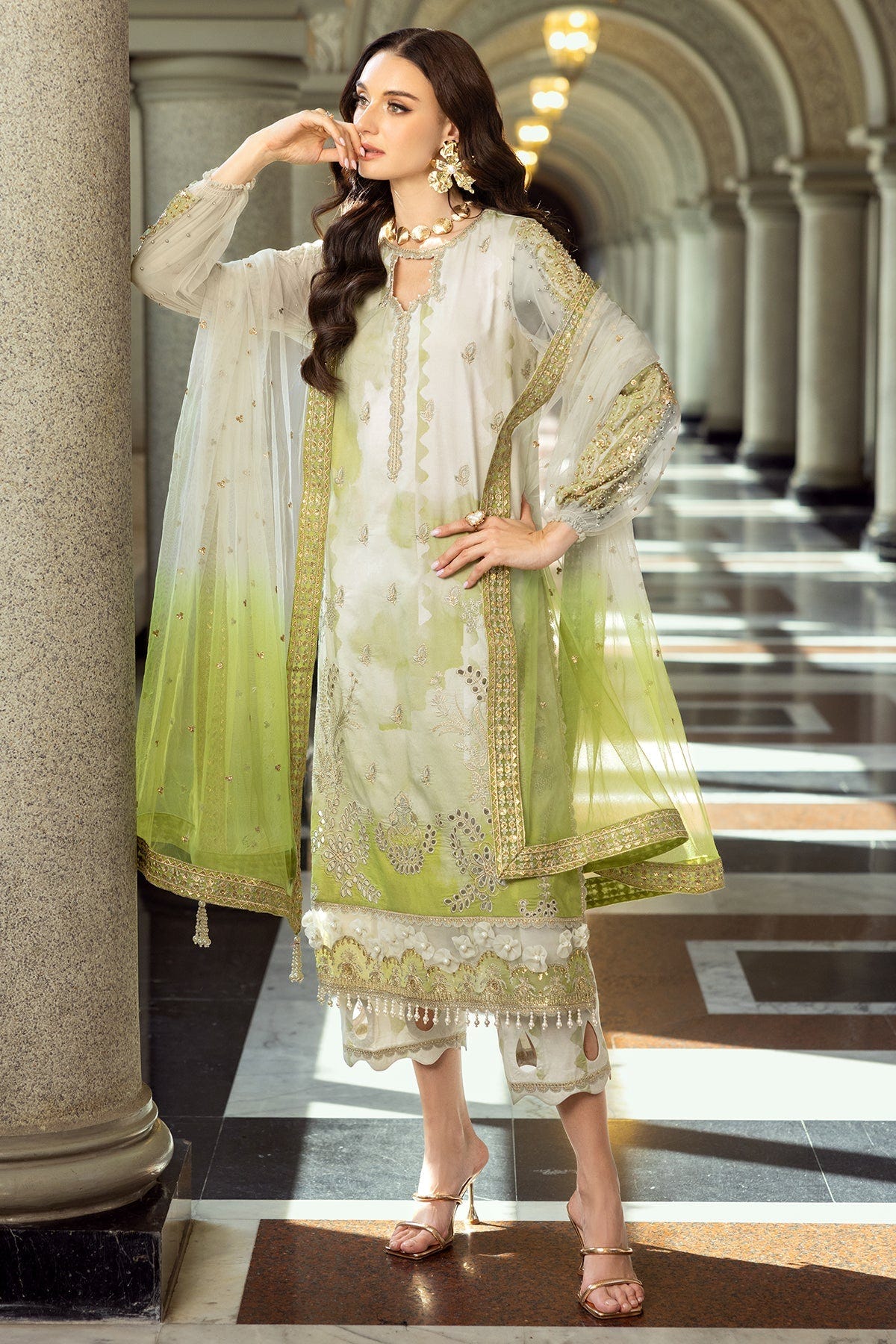 Charizma | Festive Limited Edition 25 | ED5-02 -  Charizma Ladies Clothes - Original Designer Dress - House of Maryam