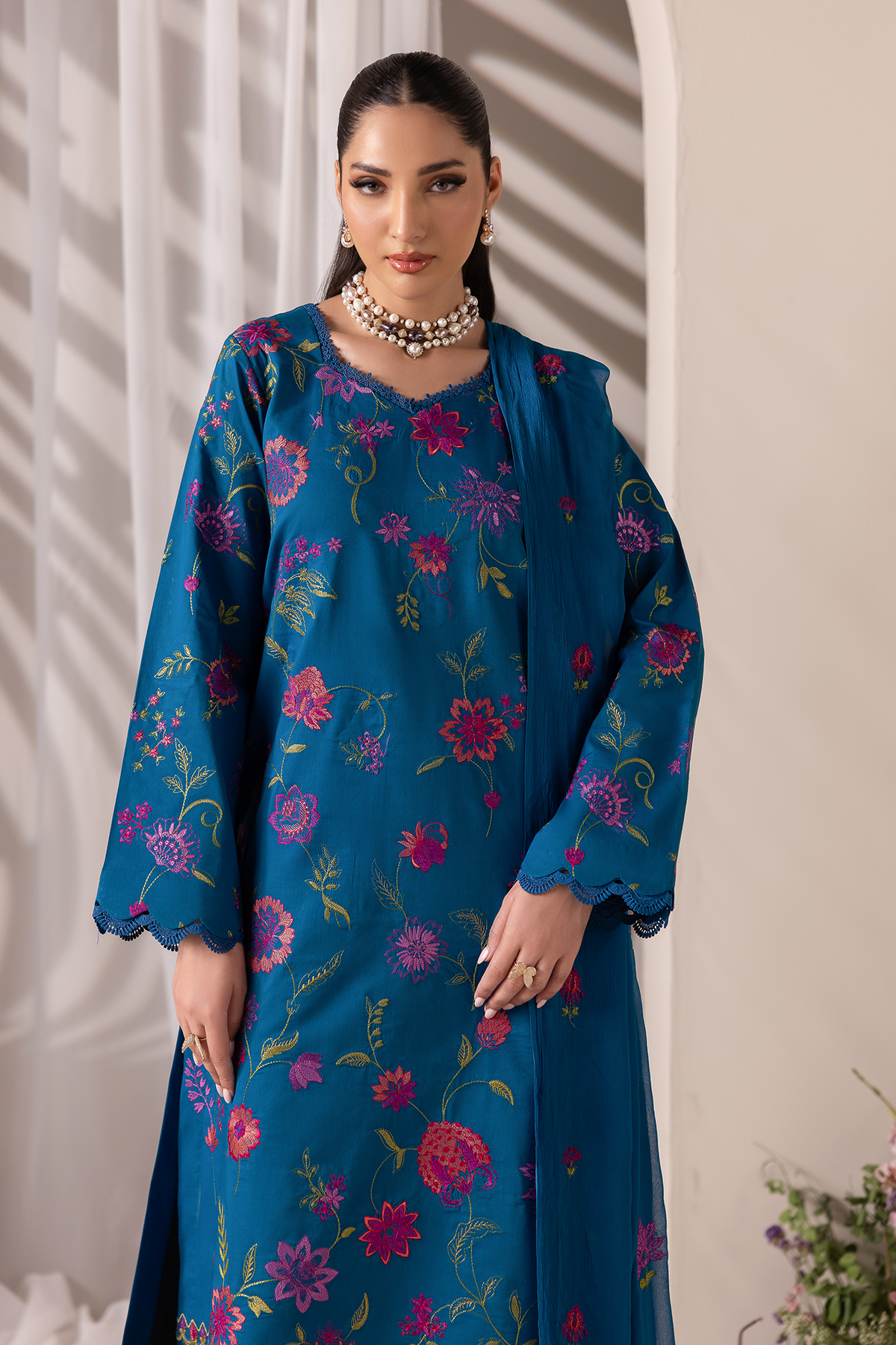 Rajbari | Premium Edition | Embroidered Chiffon Dopatta 11-8