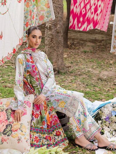 Rajbari | Schiffli Printkari Exclusive | Schiffli Printkari - 08 -  Rajbari Ladies Clothes - Original Designer Dress - House of Maryam