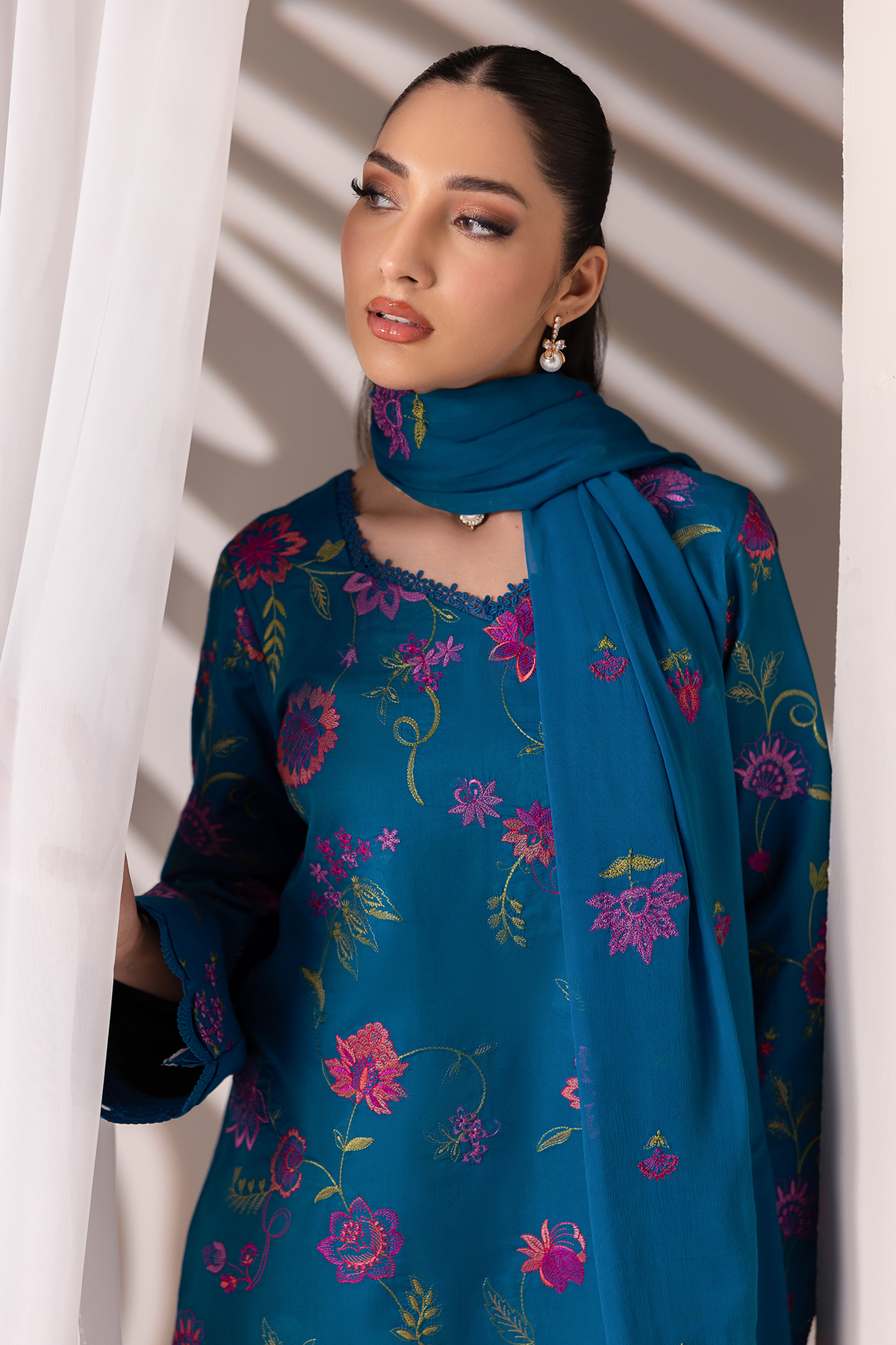 Rajbari | Premium Edition | Embroidered Chiffon Dopatta 11-5