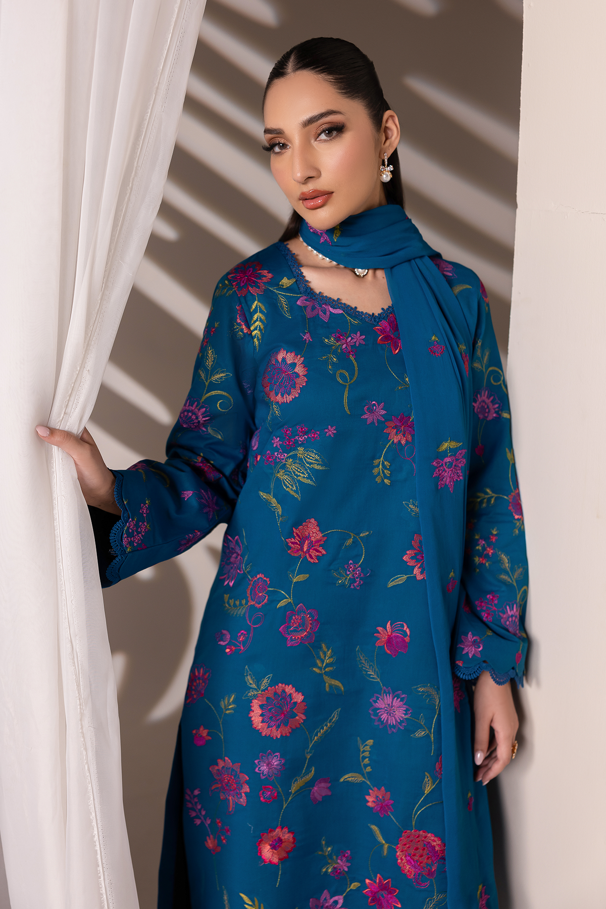 Rajbari | Premium Edition | Embroidered Chiffon Dopatta 11-3