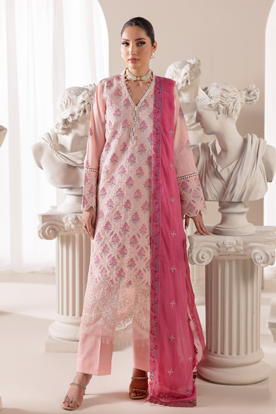 Rajbari | Premium Edition |Embroidered Chiffon Dopatta 02