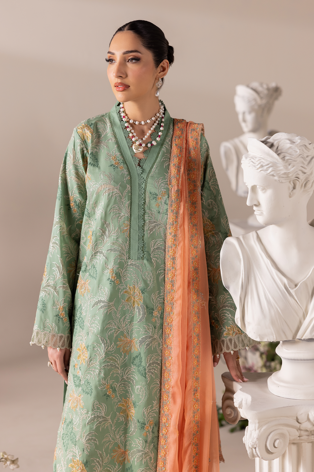 Rajbari | Premium Edition | Embroidered Chiffon Dopatta 06-6