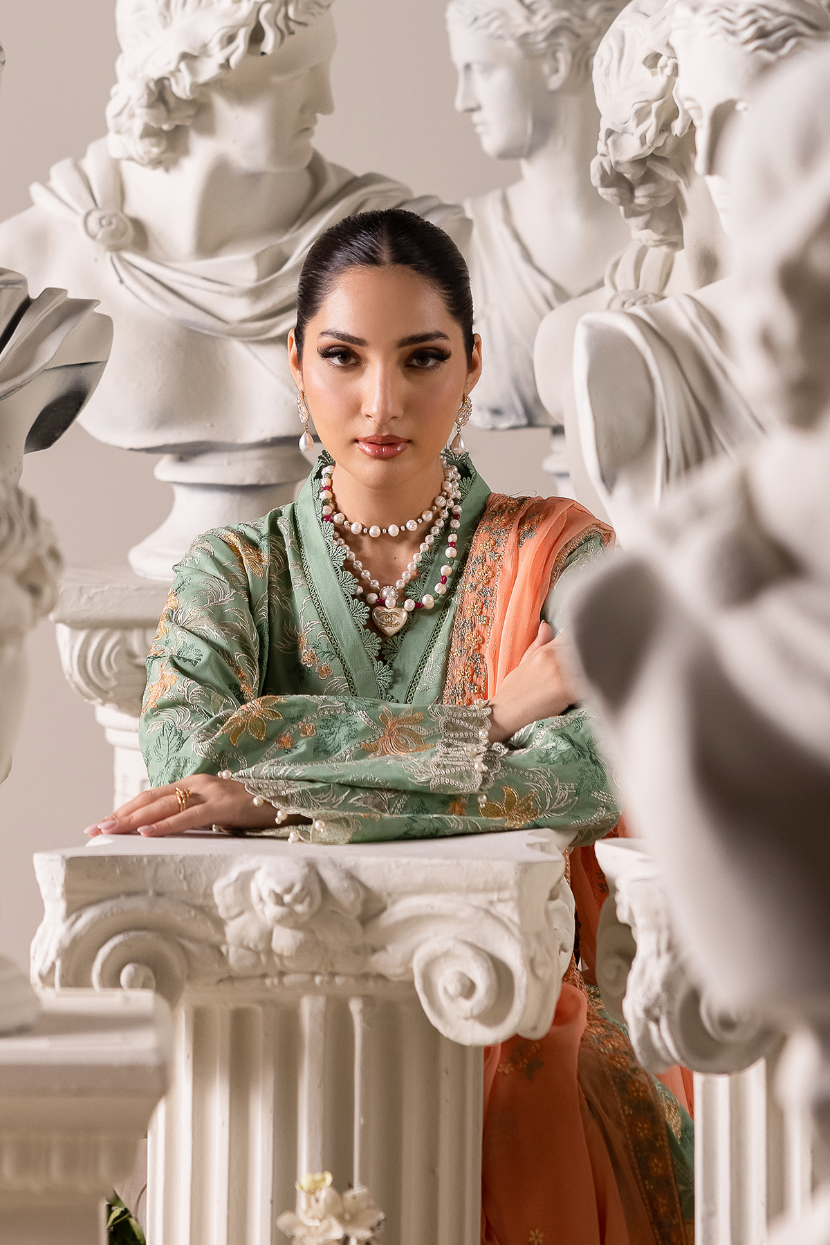 Rajbari | Premium Edition | Embroidered Chiffon Dopatta 06-7