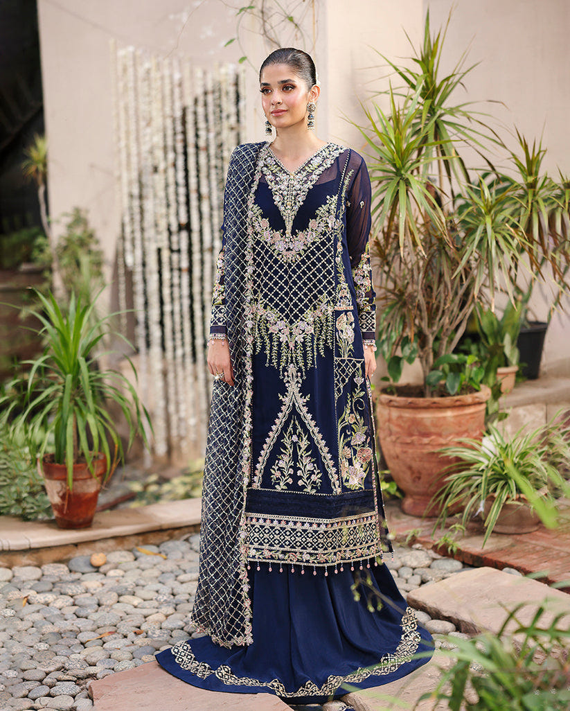 Roheenaz | Aangan Chiffon Collection 25 | Nilofar