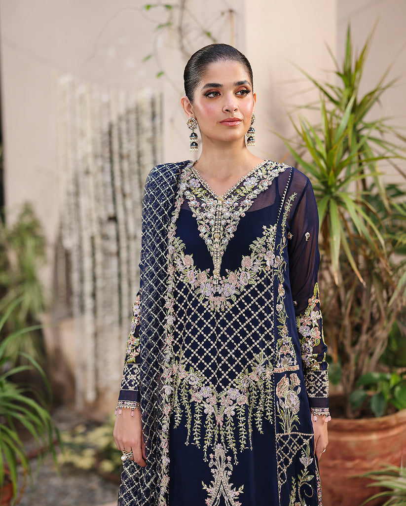 Roheenaz | Aangan Chiffon Collection 25 | Nilofar-3