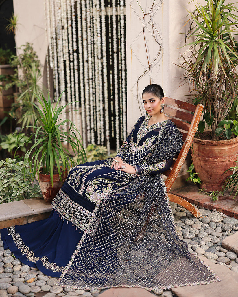 Roheenaz | Aangan Chiffon Collection 25 | Nilofar-4