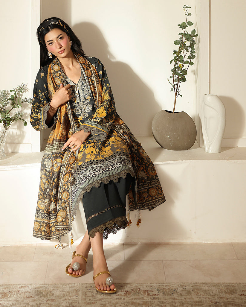 Roheenaz | Pareesa Cambric | Zimal -  Roheenaz Ladies Clothes - Original Designer Dress - House of Maryam