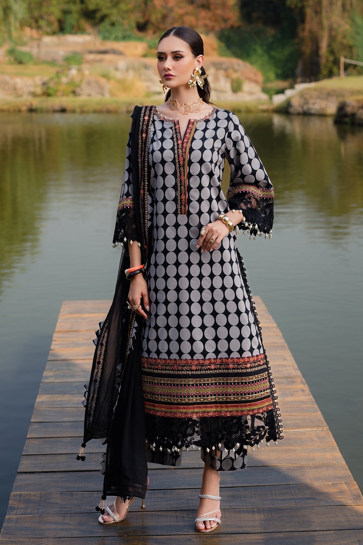 Charizma | Qara Festive Edit 25 |CQ5-01 -  Charzima Ladies Clothes - Original Designer Dress - House of Maryam
