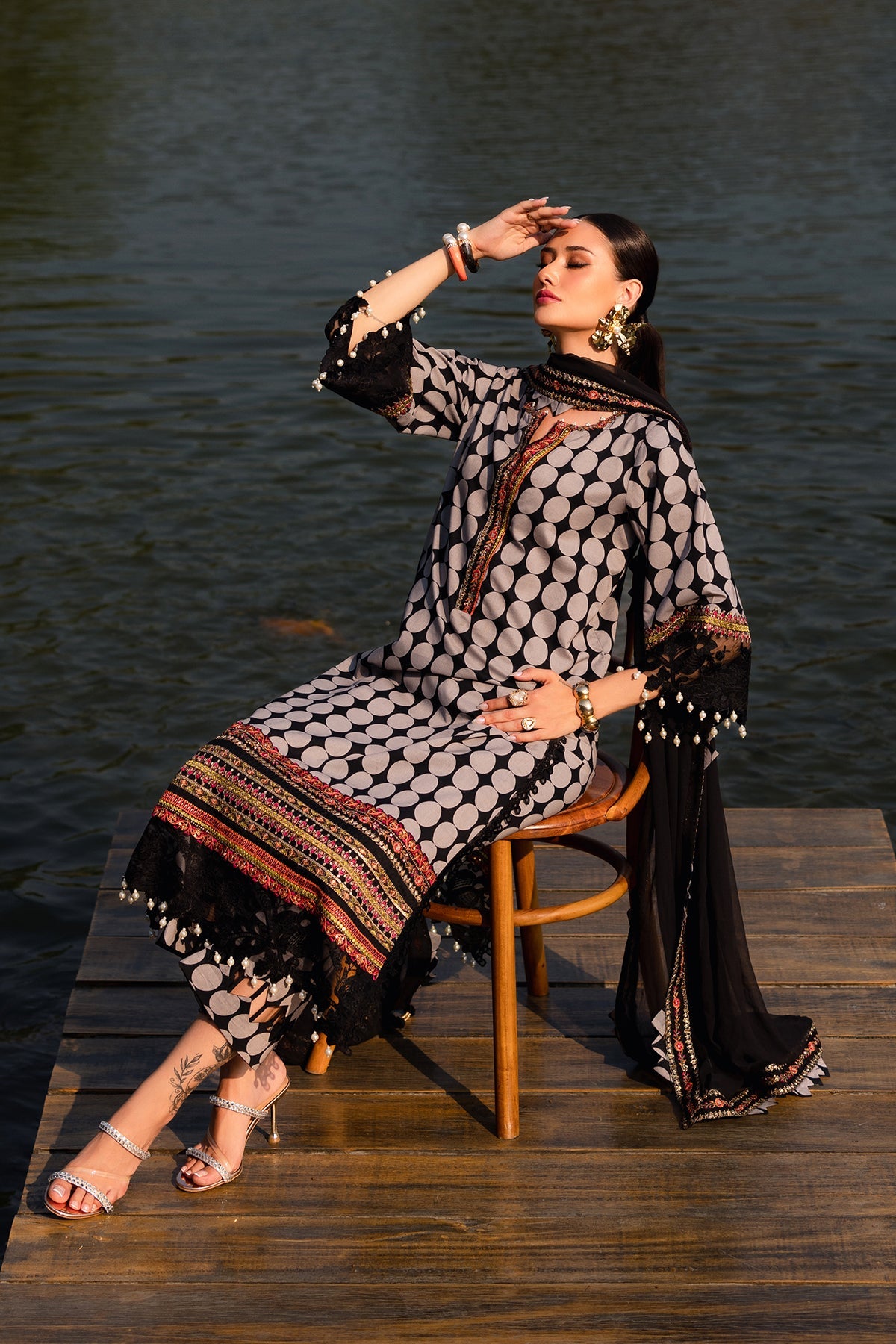 Charizma | Qara Festive Edit 25 |CQ5-01 -  Charzima Ladies Clothes - Original Designer Dress - House of Maryam