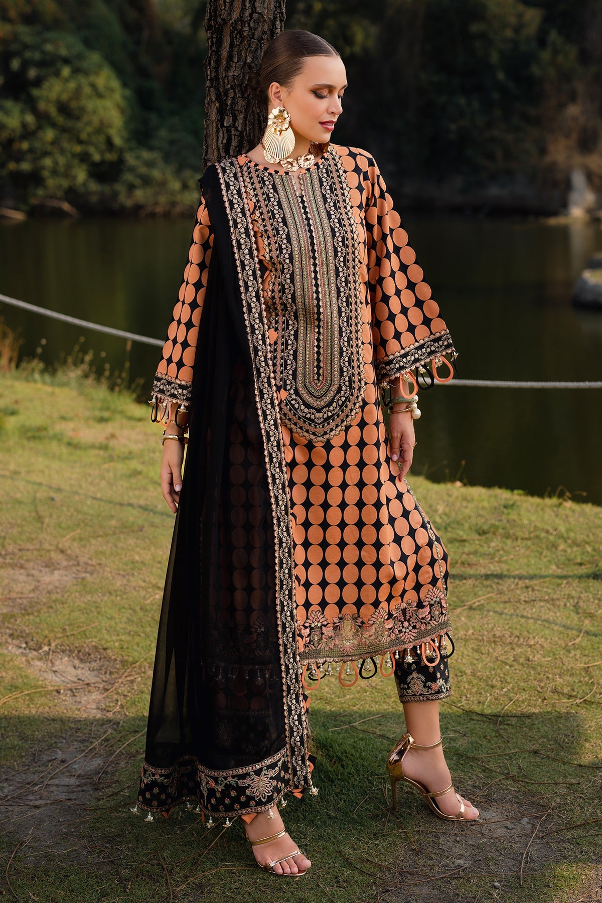 Charizma | Qara Festive Edit 25 | CQ5-02 -  Charizma Ladies Clothes - Original Designer Dress - House of Maryam