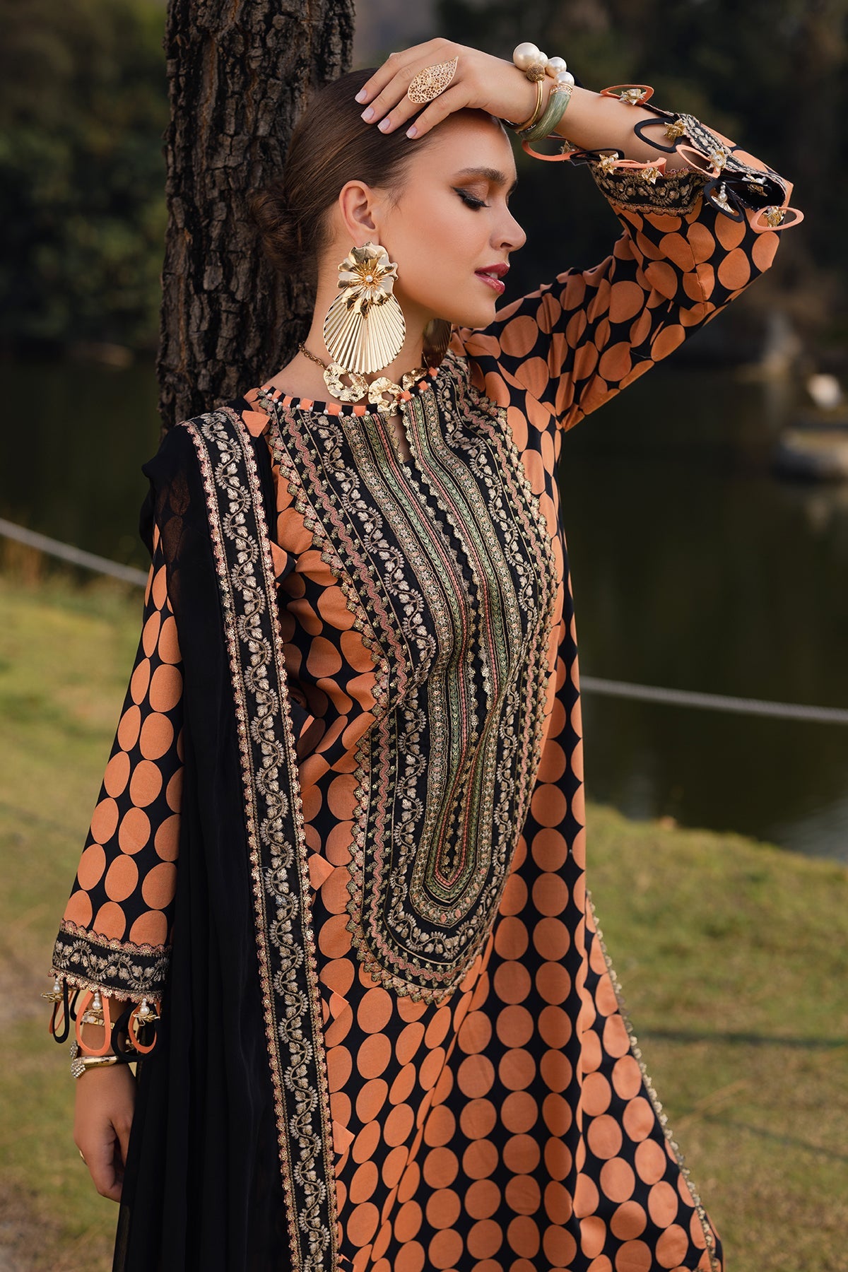 Charizma | Qara Festive Edit 25 | CQ5-02 -  Charizma Ladies Clothes - Original Designer Dress - House of Maryam