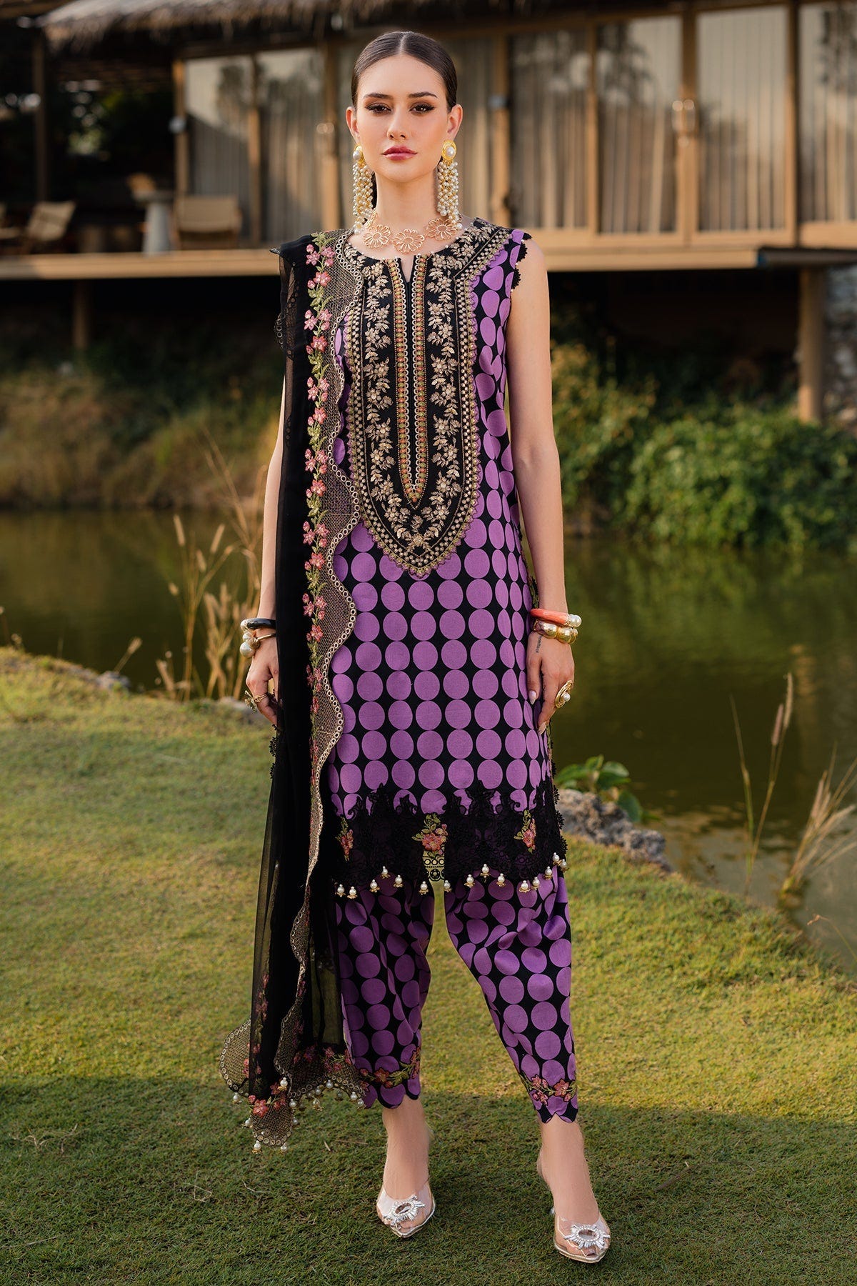 Charizma | Qara Festive Edit 25 | CQ5-03 -  Charizma Ladies Clothes - Original Designer Dress - House of Maryam