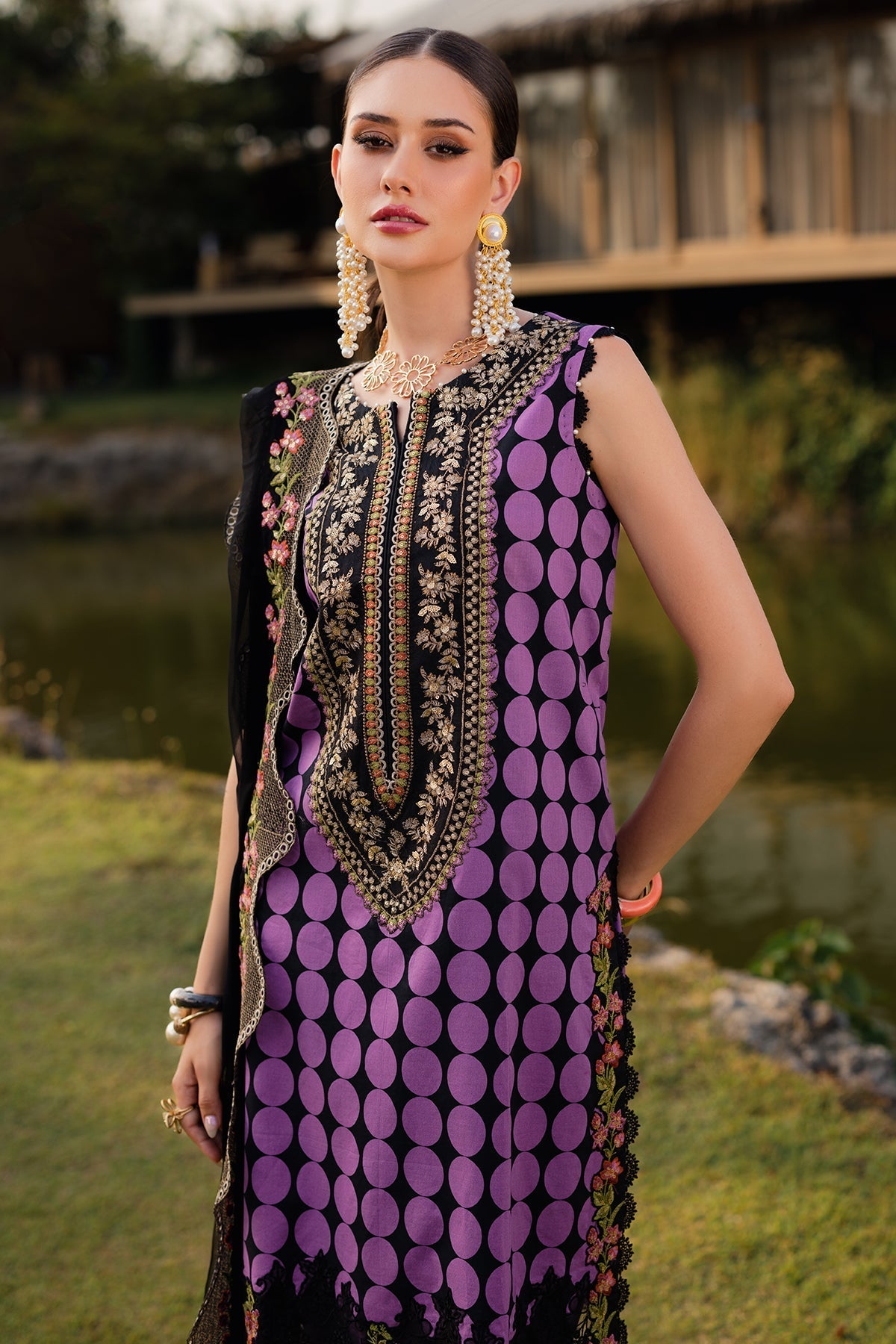 Charizma | Qara Festive Edit 25 | CQ5-03 -  Charizma Ladies Clothes - Original Designer Dress - House of Maryam