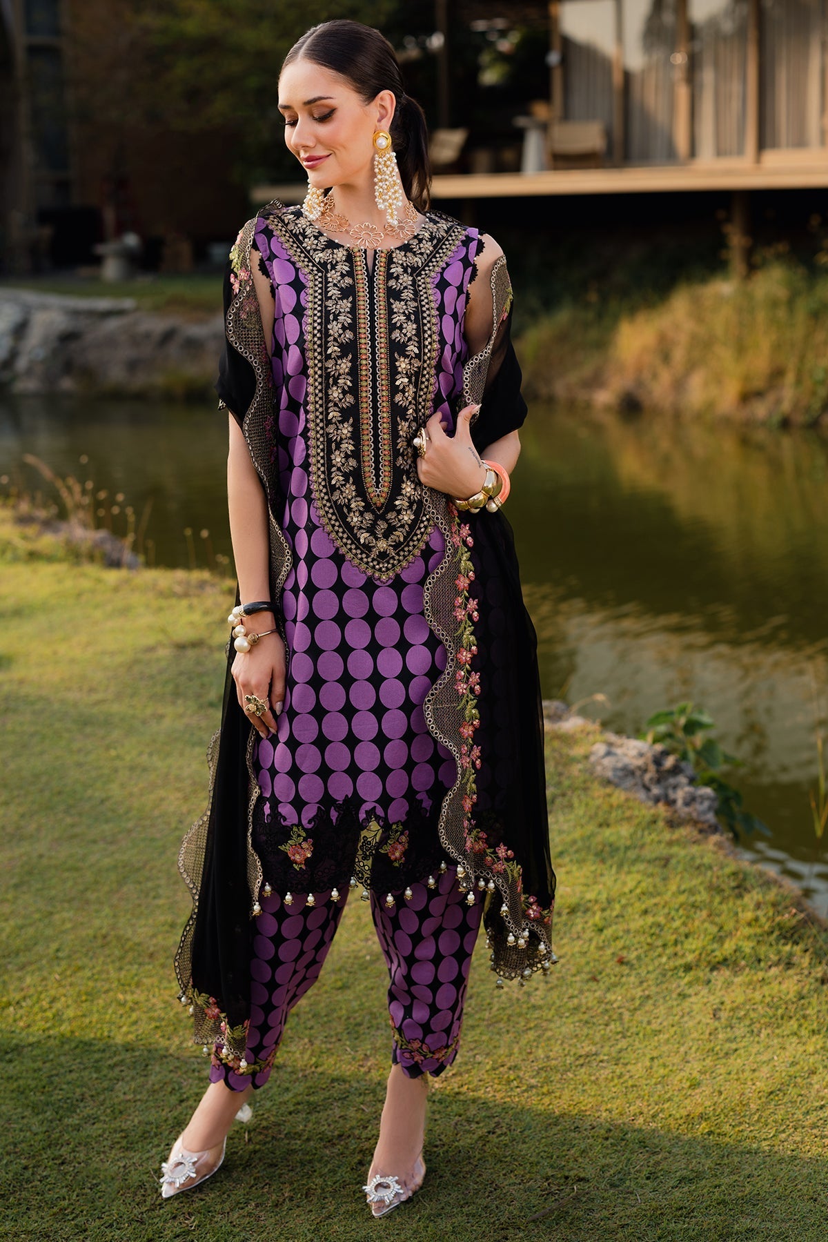 Charizma | Qara Festive Edit 25 | CQ5-03 -  Charizma Ladies Clothes - Original Designer Dress - House of Maryam