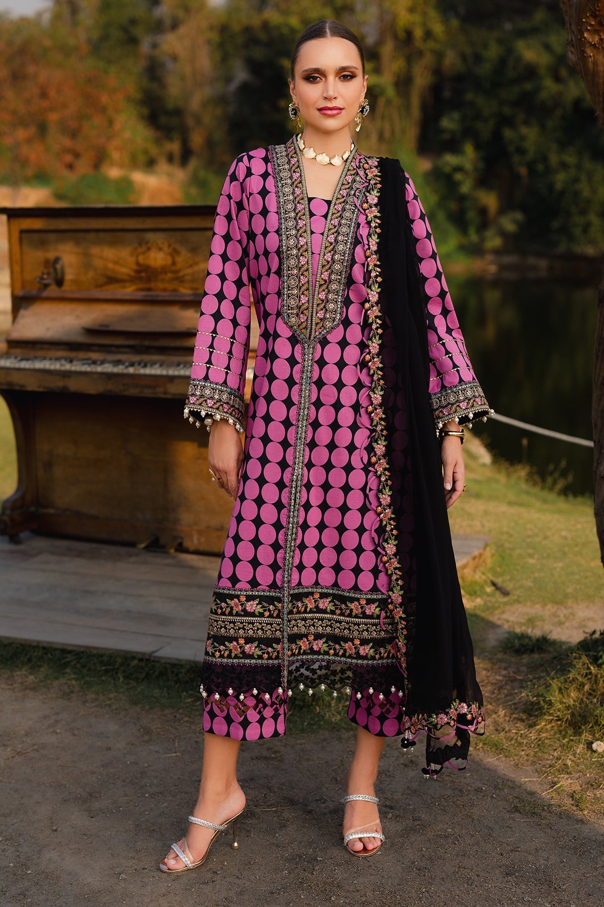 Charizma | Qara Festive Edit 25 | CQ5-07 -  Charizma Ladies Clothes - Original Designer Dress - House of Maryam
